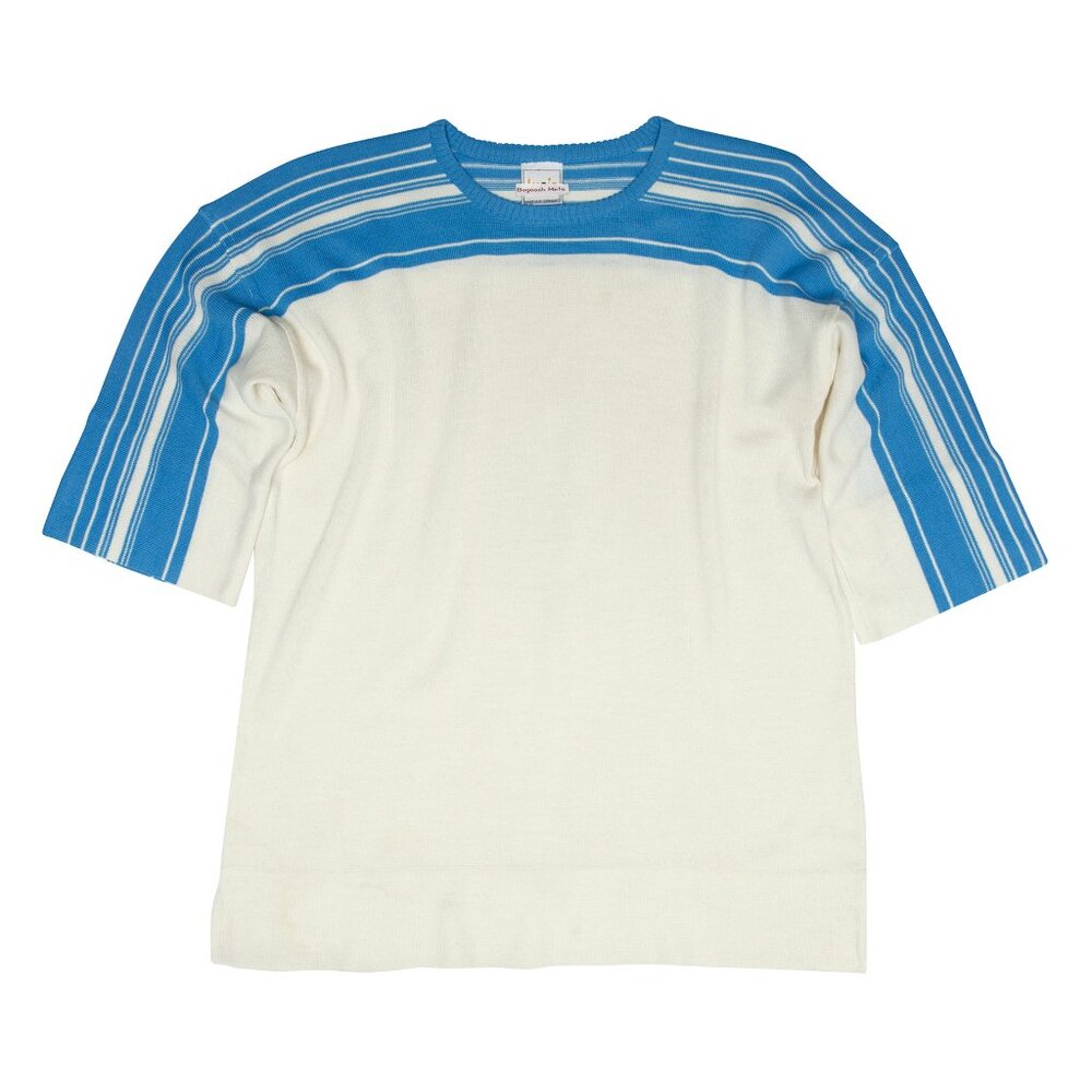 Lucia (West Germany) 70s Vintage, Dralon, Intarsia Knit, Athletic Leisure